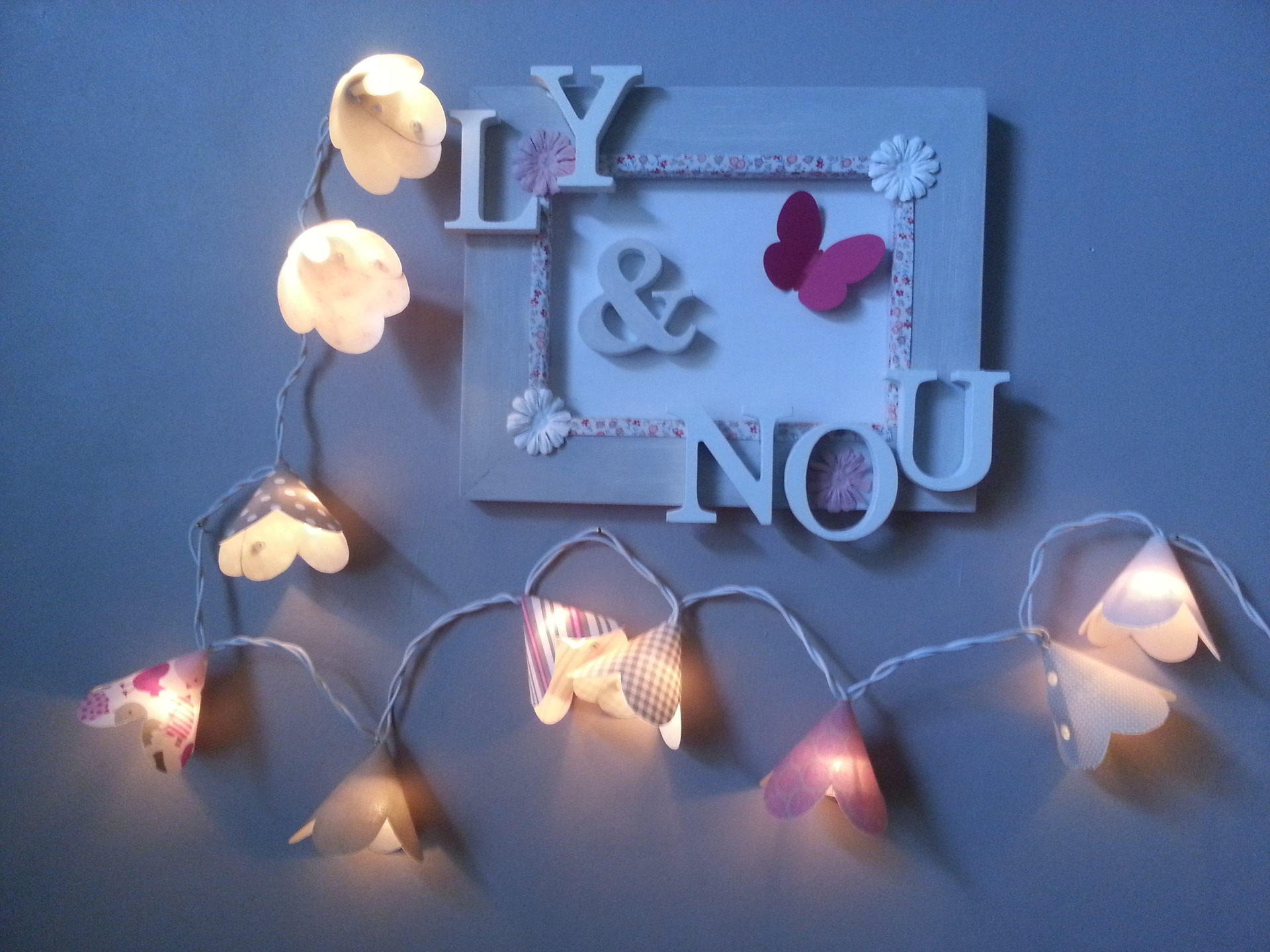 Guirlande lumineuse home made : une lumière déco facile !