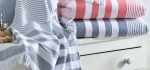 Fouta comme objet de décoration